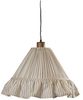 PR Home 501-40-124 Pendelleuchte Estrid Stoffschirm Beige gestreift 40cm Bild 2
