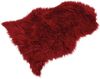 matches21 HOME & HOBBY Fellteppich Großes langflor Deko-Fell als Fell-Imitat in 90 x 60 cm rot, fellförmig, Höhe: 20 mm, Flauschiges Kunstfell als Fell-Teppich Stuhl-Überwurf Sitzauflage Bild 2