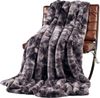 Felldecke Star Home Wohndecke Marmor grau Webpelz Fell 140x190 Bild 3