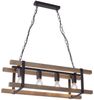 Leuchten Direkt 15684-79 Pendelleuchte Edith 4-flammig holz natur Bild 3