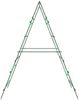 vidaXL Pflanzennetze 2 Stk. A-Rahmen Stahl 3281497 Bild 5