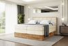 ALTDECOR Boxspringbett LOLLI7 KING (Multipocket-Matratze H4, H3 Matratze Bonellfederung, Topper, Kopfteil) Bild 5