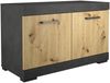 Garderobenschrank >BRISTOL 300< in Matera-Artisan Eiche - 80x50x34,9cm (BxHxT) Bild 4