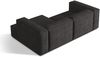 Micadoni Ecksofa Nuria 3-Sitzer Rechts Boucle Anthrazit Bild 4