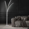 LED Stehlampe, Chrom, Höhe 215 cm Bild 4