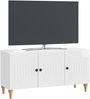 vidaXL TV-Schränk Hochglanz Weiß 99 x 34,5 x 50 cm Holzwerkstoff 894259 Bild 2