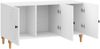 vidaXL TV-Schränk Hochglanz Weiß 99 x 34,5 x 50 cm Holzwerkstoff 894259 Bild 3