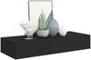 vidaXL Wandregale mit Schubladen 2 Stk. Schwarz 60x23,5x10 cm MDF 330258 Bild 3
