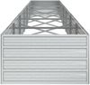 vidaXL Garten-Hochbeet 480x80x45 cm Verzinkter Stahl Silber 316901 Bild 5