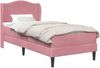vidaXL Bettrahmen mit Kopfteil Rosa 90x200 cm Samt 3415181 Bild 2