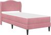 vidaXL Bettrahmen mit Kopfteil Rosa 90x200 cm Samt 3415181 Bild 3