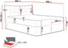 Boxspringbett Rember Ehebett, Türkis, 200x200 cm Bild 4