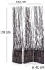 DESIGN DELIGHTS Paravent RAUMTEILER "WAVE 3", Weide, 170x120cm (HxB), Paravent, Trennwand Bild 2