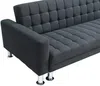 Vente-unique - WILLIS Sofa Stoff Schwarz - B 173 cm x H 79 cm x L 290 cm Bild 5