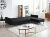 Vente-unique - WILLIS Sofa Stoff Schwarz - B 173 cm x H 79 cm x L 290 cm Bild 4