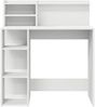 vidaXL Schreibtisch mit Regal Weiß 90 x 48 x 101,5 cm Holzwerkstoff 869522 Bild 5