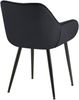Esszimmerstuhl VIVI - Schwarz Samt, Metall 83x58x62cm Strapazierfähiger & pflegeleichter Bezug Esszimmerstühle Stuhl Esszimmer Küchenstühle Wohnzimmerstühle Bild 5