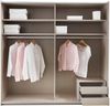 rauch Schwebetürenschrank Kleiderschrank Schrank Garderobe Wäscheschrank Schlafzimmer BORBA (Breiten 218/260 cm, Höhe 210 cm) optional mit Absetzung in Graumetallic MADE IN GERMANY Bild 4
