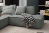 KAWOLA Sofa SAMU Ecksofa Stoff grau Recamiere links 72 x 224 x 226 cm Bild 5