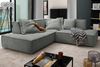 KAWOLA Sofa SAMU Ecksofa Stoff grau Recamiere links 72 x 224 x 226 cm Bild 2