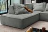 KAWOLA Sofa SAMU Ecksofa Stoff grau Recamiere links 72 x 224 x 226 cm Bild 4