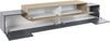 Lowboard >Corona< (BxHxT: 240x51,6x45 cm) in anthrazit matt/Oak Bild 3
