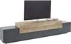 Lowboard >Corona< (BxHxT: 240x51,6x45 cm) in anthrazit matt/Oak Bild 2