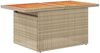 vidaXL 9-tlg. Garten-Sofagarnitur mit Kissen Beige Poly Rattan 3327131 Bild 5