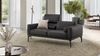 Sofanella 2-Sitzer SALERNO Ledercouch Leder Sofa in Rot Bild 3