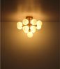 Deckenleuchte Wohnzimmer Glas Kugeln Deckenlampe 13-flammig Gold 56143-13GD Bild 3