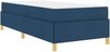 vidaXL Bettrahmen mit Matratze Blau 100 x 200 cm Stoff 3398919 Bild 4