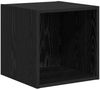 vidaXL TV-Schrank Set 2 pcs Schwarz Eichen-Optik Holzwerkstoff 3393172 Bild 5