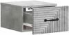vidaXL Wandmontierter Nachttisch Betongrau 34,5 x 33 x 20 cm 898601 Bild 3