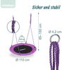 Relaxdays Nestschaukel 110 cm Bild 5