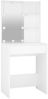 vidaXL Schminktisch mit LED Weiß 60x40x140 cm 808828 Bild 3