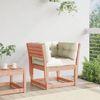 vidaXL Gartensofa mit Armlehnen und Kissen Massivholz Douglasie 844697 Bild 3