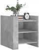 vidaXL Nachttisch Betongrau 45x50x50 cm Holzwerkstoff 848293 Bild 3