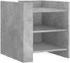 vidaXL Nachttisch Betongrau 45x50x50 cm Holzwerkstoff 848293 Bild 2