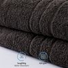 Komfortec Badetuch 100x200 cm aus 100% Baumwolle, Saunatuch XXL, Weich, Groß, Frottee, Schnelltrocknend, Schwarz Bild 4