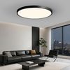 JDONG LED Deckenleuchte Flach Dimmbar mit Fernbedienung 40/50/60cm Schwarz/Weiß Deckenlampe, LED fest integriert, Ultra Dünn 2.5cm Wohnzimmerlampe decke,3000K-6500K, für Schlafzimme Wohnzimmer Kinderzimmer Bild 4