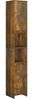 vidaXL Badezimmerschrank Räuchereiche 30x30x183,5 cm Holzwerkstoff 815108 Bild 2