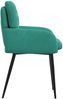 vidaXL Esszimmerstühle 2 pcs Samt (V) Türkis 59 x 59,5 x 90 cm 42034315 Bild 4