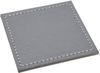 Koopman Getränkeuntersetzer Kunstleder 10x10 cm 4/8/16 er Set, 8-tlg, 8-tlg, Kunstleder, Grau, 10x10cm, Modern Schlicht Bild 1