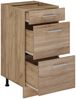 Küchenunterschrank R-Line Sonoma 40 cm mit Schubladen, AP Anthrazit Vicco Bild 5