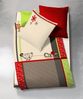 Fleuresse Mako-Satin Bettwäsche 135x200 Mops Hund Schlitten Schnee rot 22923-4 Bild 3