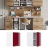 Hängeschrank R-Line Bordeaux Hochglanz 57 cm Eckhängeschrank mit Tür Vicco Bild 2