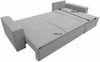 Wohnero24 modernes Ecksofa MARVIN Cord Hellgrau 298 x 180 cm – Eckcouch L-Form mit Schlaffunktion 250 x 150 cm, universelle Ottomane Bild 5