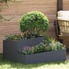 vidaXL Garten-Pflanzgefäß Anthrazit 80 x 80 x 50 cm 873580 Bild 1