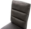 Drehstuhl Pela-Flex Mikrofaser Anthrazit Vintage Kreuzgestell breit Schwarz 360° drehbar Wippfunktion Taschenfederkern Bild 4
