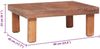 vidaXL Couchtisch 60x45x23 cm Altholz Massiv 283918 Bild 5